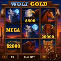 7Signs - Wolf Gold Slot Game - Jackpot Pokies